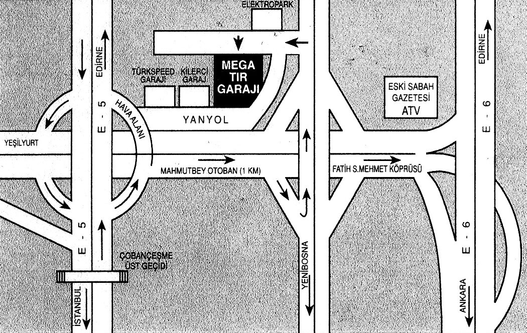 Térkép a raktárhoz - map to the depo