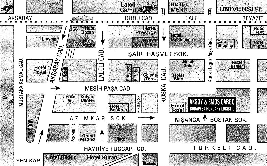 Térkép az irodához - map to the office